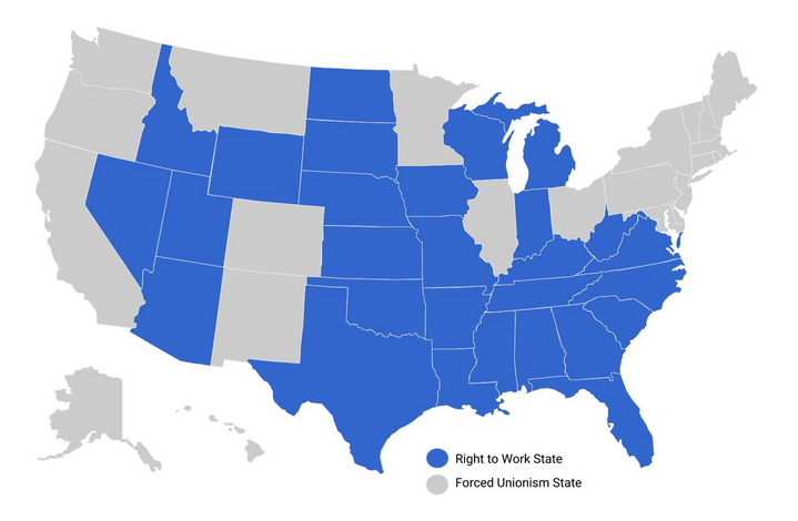 Why is it so important that Virginia is a “right-to-work” state?